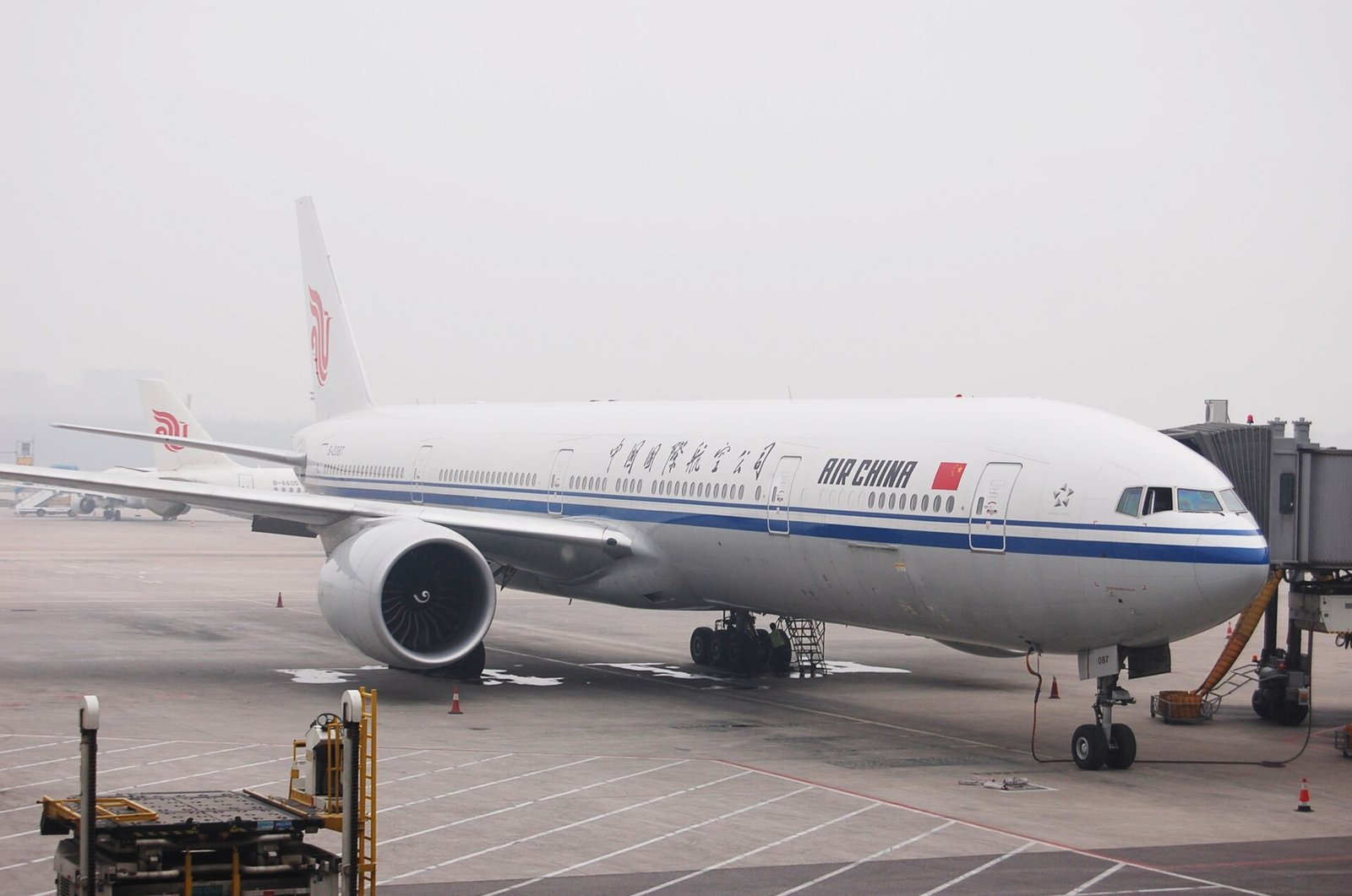 Air China Boeing 777-300ER at Beijing Airport