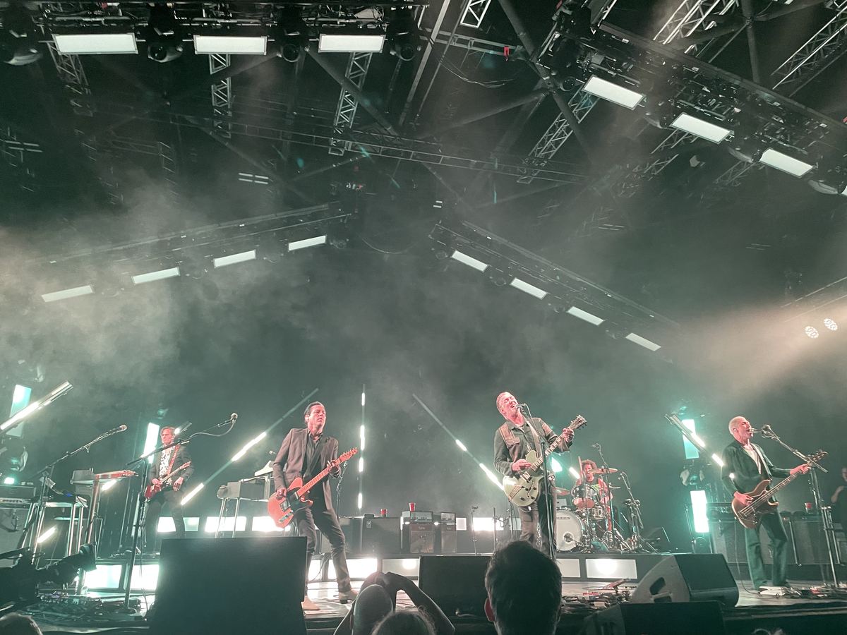 Queens of the Stone Age performing live