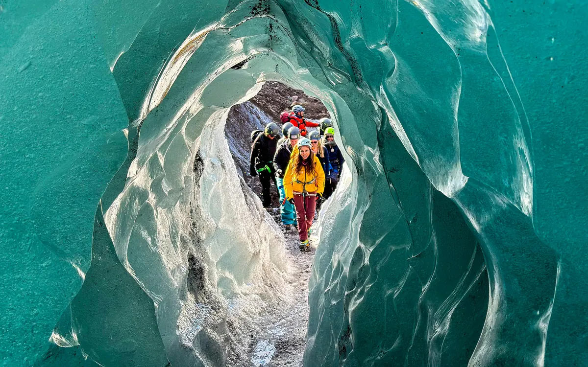 Skaftafell Blue Ice Cave & Glacier Hike tour in Iceland