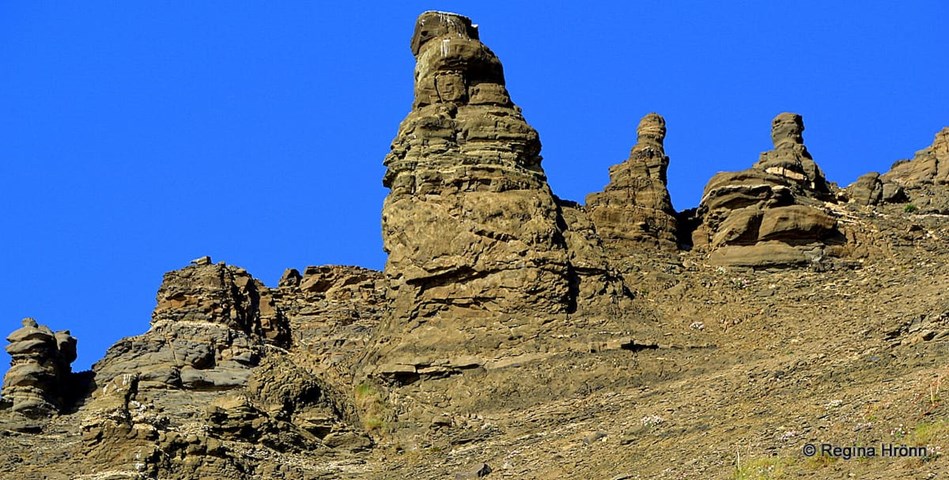 Pillars of rocks