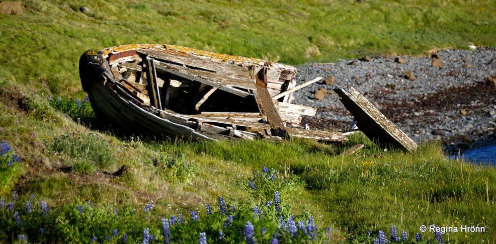 Remnants of an old fishing boat