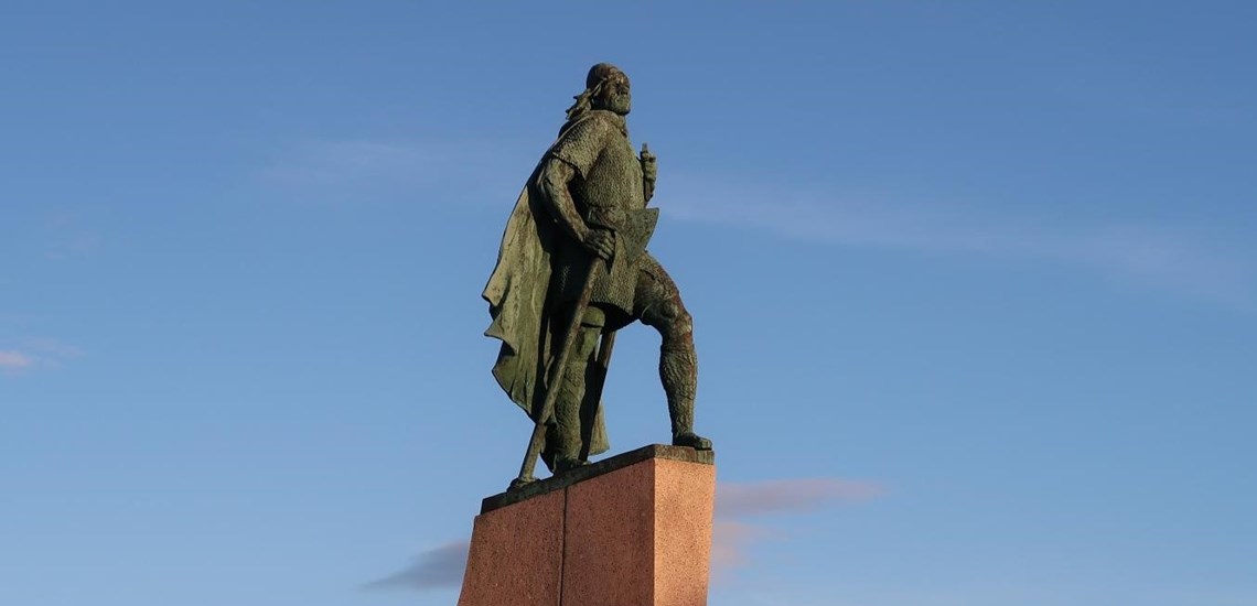 Statue of Leifur Eiríksson in Reykjavík