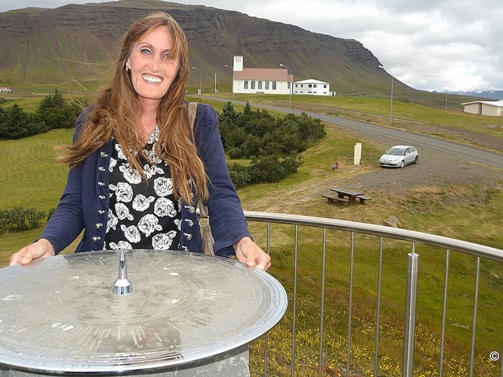 The beautiful View-dials - Hringsjár - in the Westfjords of Iceland