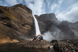 Stranger Things at Haifoss tour in Iceland