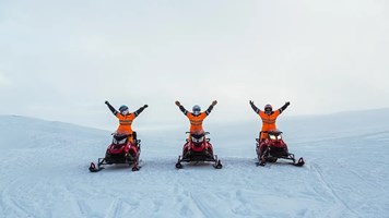 Into the Glacier & Snowmobiling from Reykjavík tour in Iceland