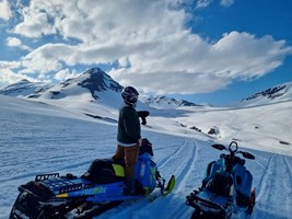 Advanced Snowmobile Adventure from Akureyri tour in Iceland
