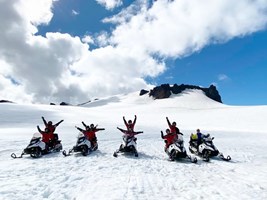Vatnajökull Snowmobile Adventure tour in Iceland