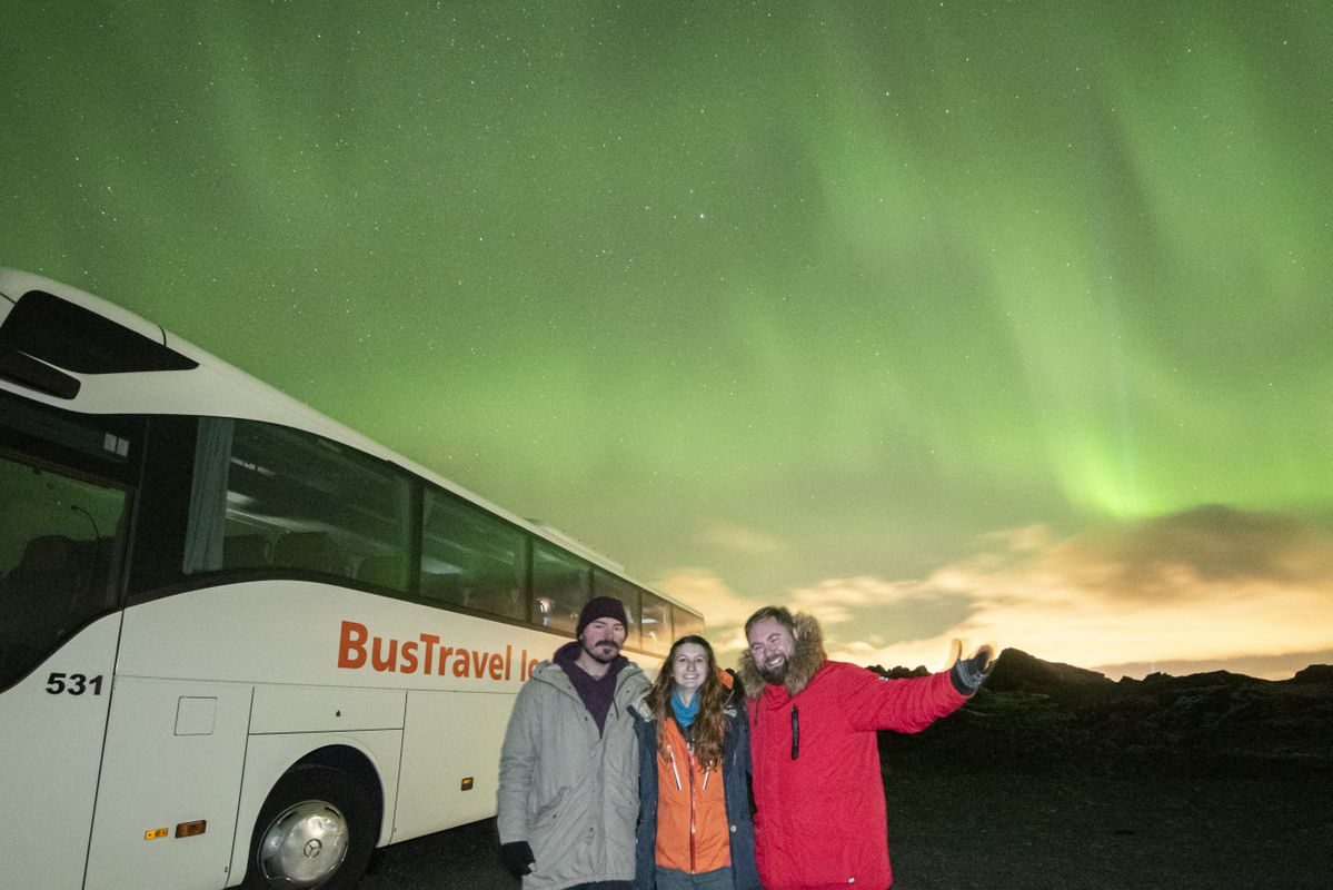 Northern lights over Iceland