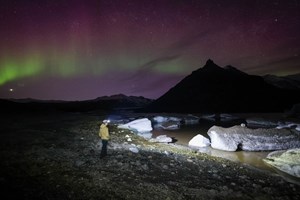 Northern Lights Chase from Glacier Lagoon tour in Iceland