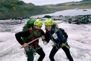 South Coast Glacier Hike & Black Sand Beach tour in Iceland