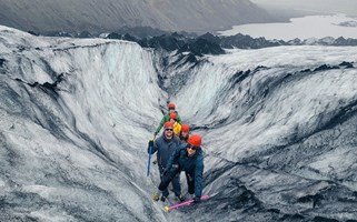 Sólheimajökull Glacier Hike Adventure tour in Iceland