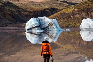 South Coast Waterfalls & Glacier Hike from Reykjavík tour in Iceland